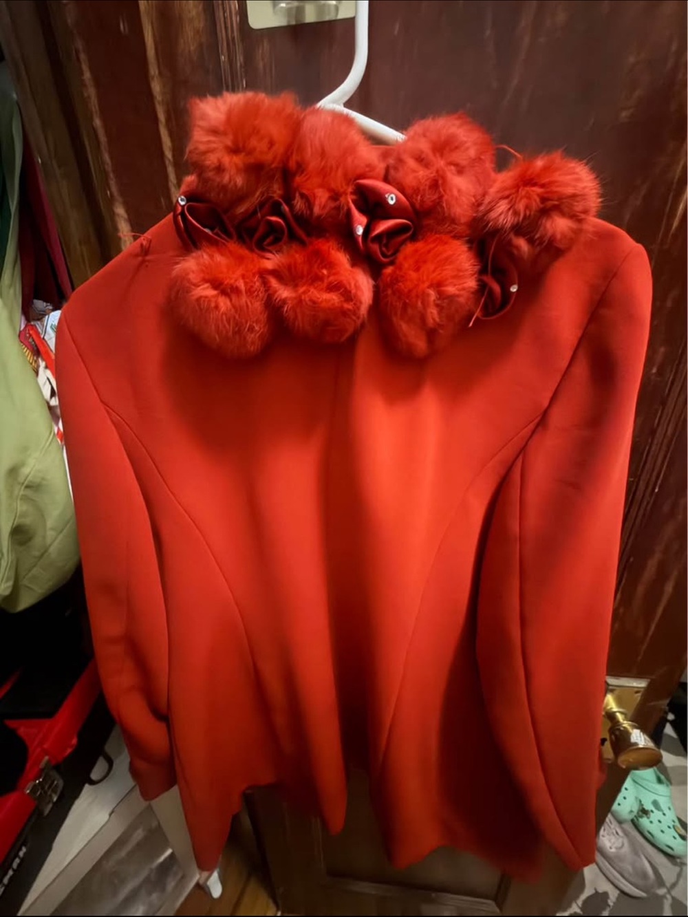 Fox fur coat